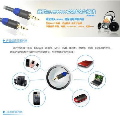 綠聯10502 3.5mm公對公音頻線評測 一款懂你需求的平價影音良品